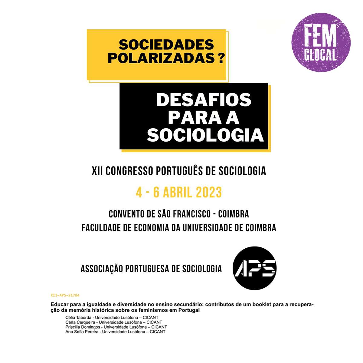 Educar para a igualdade e diversidade no ensino secundário: Contributos de um booklet para a recuperação da memória histórica sobre os feminismos em Portugal